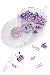 Набор канцелярский (SF-7837) фиолетовый