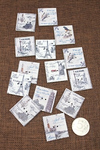 Фигурки из фанеры &quot;Открытка&quot; (20 шт) N105-47