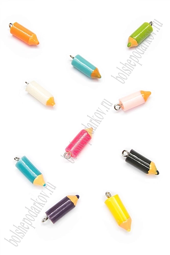 Подвеска &amp;quot;Карандаш&amp;quot; 0,8*2 см (15 шт) SF-7726