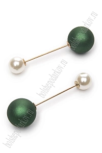 Брошь-игла 5,8 см (10 шт) SF-8105, зеленый