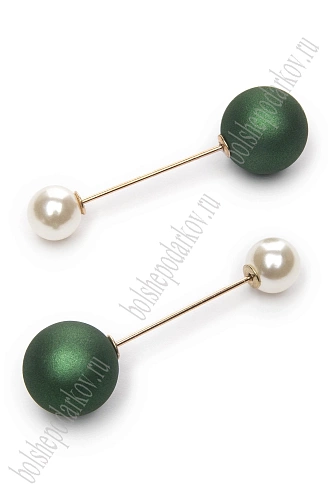 Брошь-игла 5,8 см (10 шт) SF-8105, зеленый