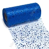 Фатин с пайетками 15 см*25 ярд (SF-605) синий №13