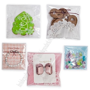 Пакеты фасовочные с рисунком &quot;Новогодний&quot; 10*10 см +3 см (100 шт) SF-7706, №3