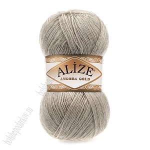 Пряжа &quot;Angora Gold&quot; 100 г*550 м (5 шт) кофе с молоком №543