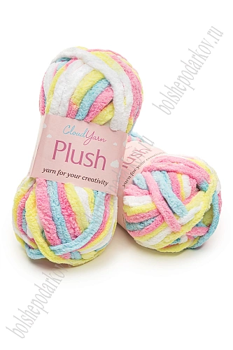 Пряжа &amp;quot;Plush&amp;quot; 50 гр (10 шт) SF-7845, мультиколор №4