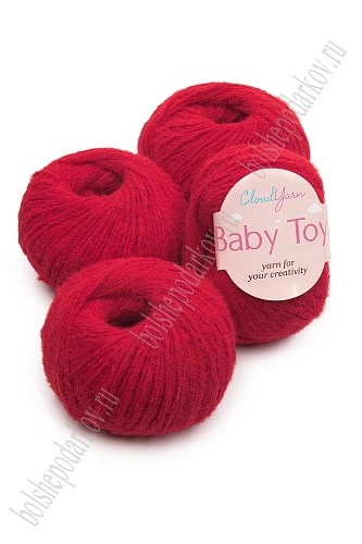 Пряжа &amp;quot;Baby Toy&amp;quot; 40 гр (10 шт) SF-7842, красный
