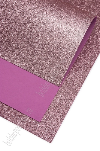 Фоамиран глиттерный 2 мм, 40*60 см Premium (10 листов) SF-3010, сиреневый №2009