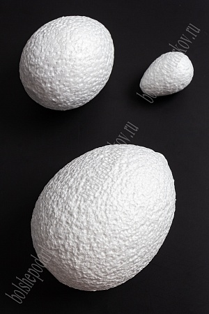 Пенопластовое яйцо шероховатое 7*5,5 см