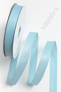 Лента репсовая 2,5 см*100 ярд &quot;1 сорт&quot; (SF-5927) голубой №97