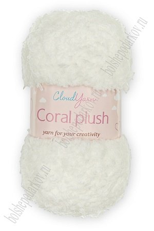 Пряжа &quot;Coral plush&quot; 100 гр (5 шт) SF-7843, айвори