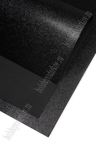 Фоамиран глиттерный 2 мм, 40*60 см Premium (10 листов) SF-3010, черный №2026