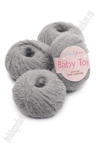 Пряжа &amp;quot;Baby Toy&amp;quot; 40 гр (10 шт) SF-7842, серый