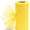 Фатин с блестками  15 см*25 ярд (SF-604) желтый №10
