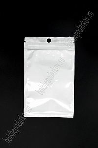 Пакеты фасовочные с ZIP замком и подвесом 8*13 см (100 шт) SF-7518