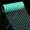 Фатин в горошек 15 см*10 ярд (SF-2941) аквамариновый №18