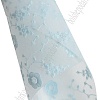 Пленка ПВХ с вышивкой &amp;quot;Цветочки&amp;quot; А4 (5 листов) SF-6056, голубой №2