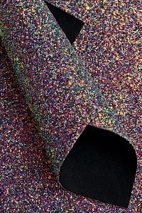 Кожзам &quot;Блестки&quot; А4 (5 листов) SF-3212, мультиколор №20