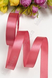 Лента атласная 2 см*25 ярд (SF-1358) розовая пенка №134