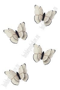 Лазерная вырубка из фетра "Бабочка" 4*3 см (10 шт) №12