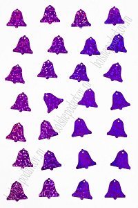 Пайетки &quot;Колокольчик&quot; 19*18 мм*500 гр (SF-3063), фиолетовый