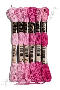 Набор ниток мулине (6 шт) SF-4104, №62