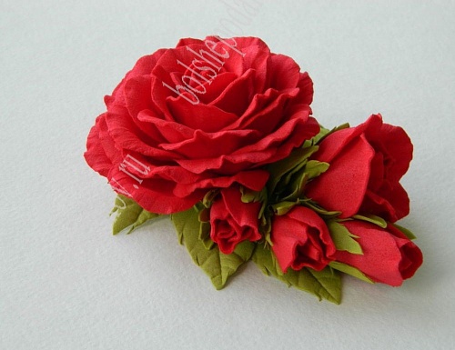 Молд лепесток розы объемный, L, арт.3012