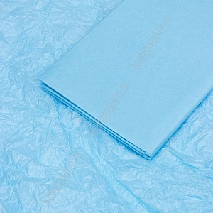 Бумага тишью 50*66 см (10 листов) SF-914, голубой №292