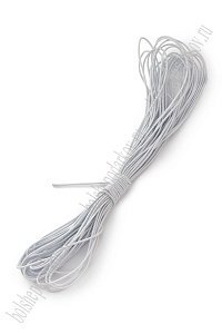 Резинка шляпная 1 мм*10 ярд (SF-7765) белый