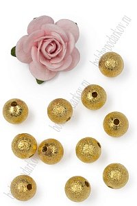 Бусины 8 мм (100 шт) SF-7703, золото