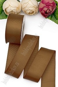 Лента репсовая 4 см*20 ярд &quot;1 сорт&quot; (SF-1349) коричневый №207