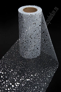 Фатин &quot;Капли&quot; 15 см*25 ярд (SF-2950) белый