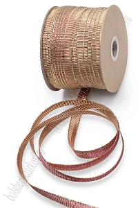 Лента декоративная 1 см*150 ярд (6-15-809)