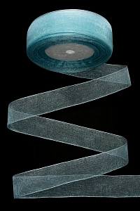 Лента органза 2,5 см*50 ярд (SF-1353) голубой №1093