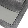 Фоамиран глиттерный А4, 2 мм Premium (10 листов) SF-1955, черное серебро №018