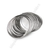 Проволока с эффектом памяти, 60 мм*0,6 мм (SF-7366) темное серебро