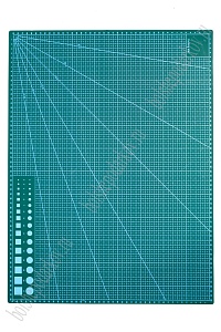 Коврик для рукоделия двухсторонний А2 (SF-6073) зеленый УЦЕНКА