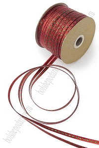 Лента декоративная 0,6 см*150 ярд (6-15-821)