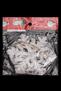 Новогодние украшения "Снежинка" 10 см (2 шт) SF-1692, №4 Новогодние украшения "Снежинка" 10 см (2 шт) SF-1692, №4