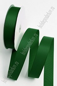 Лента репсовая 4 см*100 ярд &quot;1 сорт&quot; (SF-5928) зеленый №224