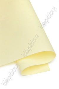 Фоамиран 1 мм, Китай 50*50 см (10 листов) SF-3431, светло-лимонный №1024