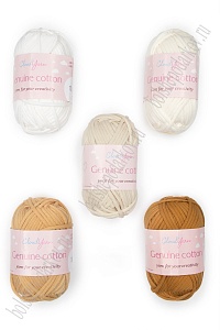 Пряжа &quot;Genuine cotton&quot; 50 гр (5 шт) SF-7844, микс