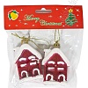 Набор новогодних игрушек 7 см (2 шт) &amp;quot;Домик&amp;quot; SF-7334