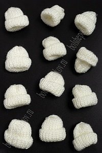 Фурнитура &quot;Шапочка&quot; 3,5*3,5 см (10 шт) SF-3041, кремовый №6
