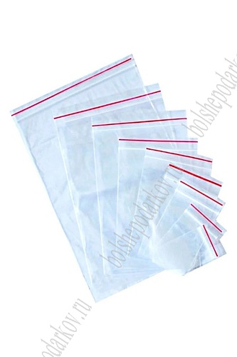 Фасовочные пакетики с застежкой 10*14 см + 1 см (100 шт) SF-8018