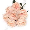 Букет декоративный 42см &amp;quot;Пионовидные розы&amp;quot; (SF-8125) персиковый