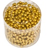 Новогодние бусы в тубусе 6 мм*10 м (SF-3528) золото