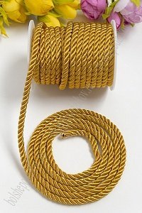 Шнур в бобине  5 мм*10 ярд (SF-3317) золото №01