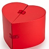 Коробка сердечко 24,7*23*17 см (SF-7430) красный