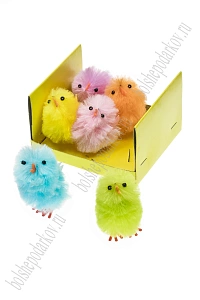 Пасхальный декор "Цыплята" 4 см (6 шт) SF-7863, №8