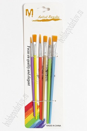 Кисти для рисования (6 шт) SF-5531